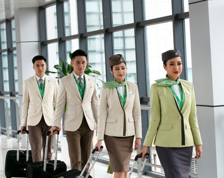 flight attendants